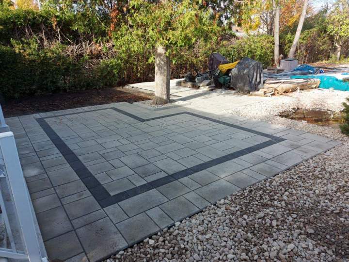 installation de pavé uni Laval