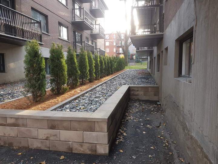 installation de murets Laval
